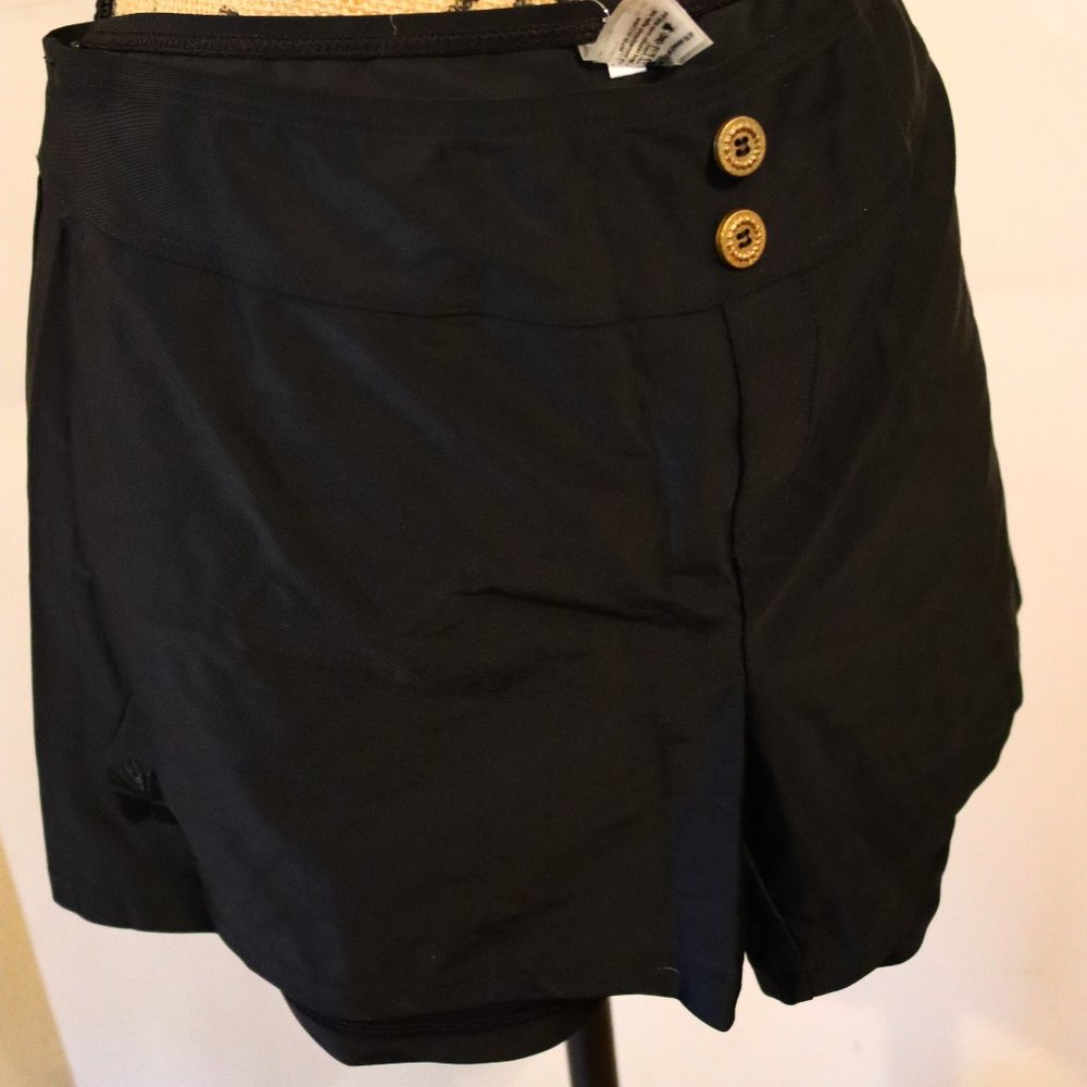 Black Coverup Board Shorts